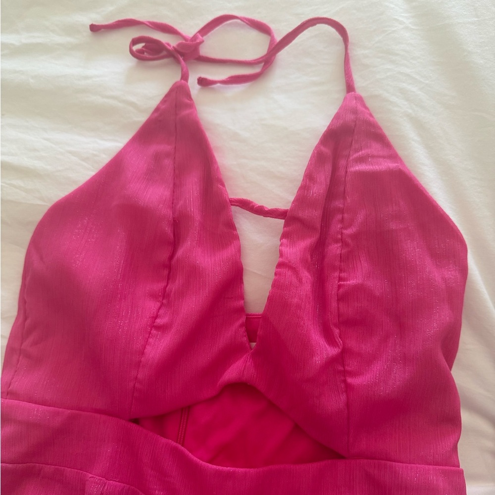 Superdown Pink Jumpsuit - image 1